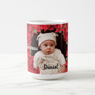 Caneca De Café Natal Personalizado para Bebê/ Criança