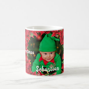 Caneca De Café Natal Personalizado para Bebê/ Criança