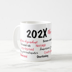 Caneca De Café Natal Personalizado Revisão do Ano de 2025