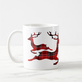 Caneca De Café Natal Red Reindeer Feriados