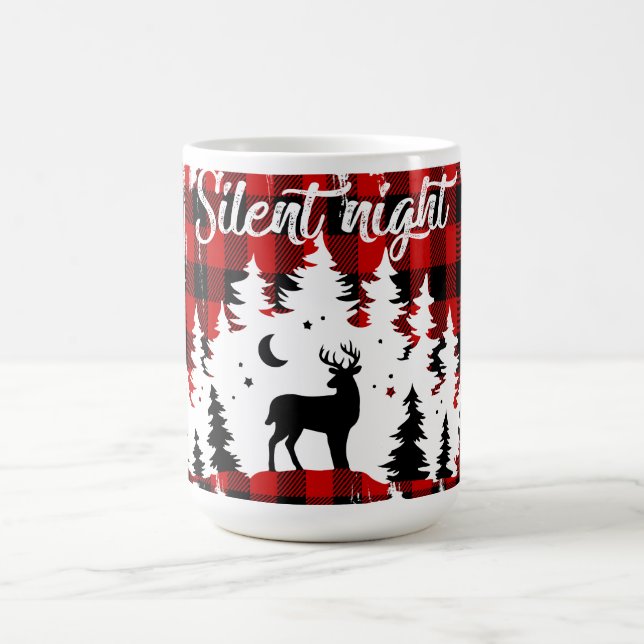 Caneca De Café Natal Silencioso 15 oz (Centro)