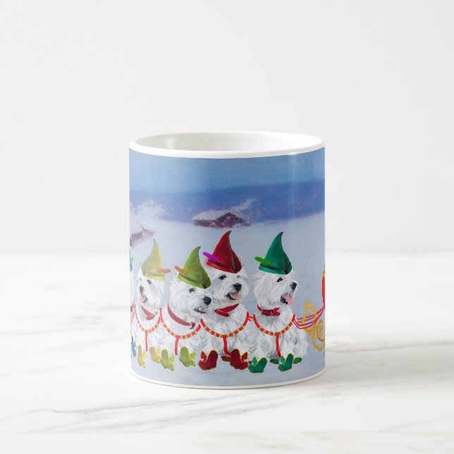 Caneca De Café Natal Sleigh (Centro)