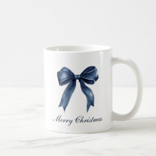 Caneca De Café Natal Tradicional do Nó Azul