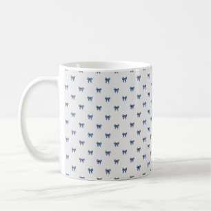 Caneca De Café Natal Tradicional do Nó Azul