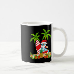 Caneca De Café Natal Verão Surfando Natal Em Julho Praia Férias