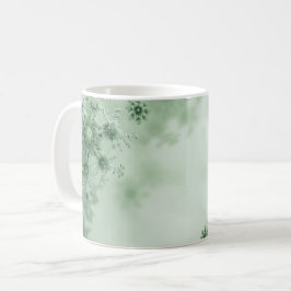 Caneca De Café Natal Verde em Flocos de Neve
