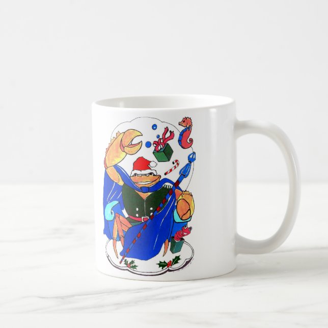 Caneca De Café Natal Whimsso Alaska Vida Selvagem Café Mug (Direita)