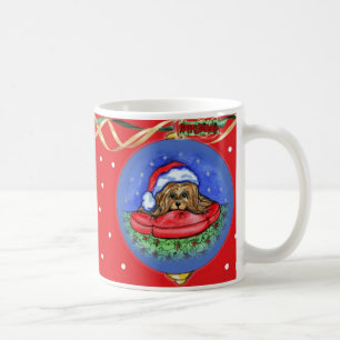 Caneca De Café Natal Yorkshire Terrier