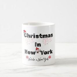 Caneca De Café Natalino em NYC – Inglês e Italiano