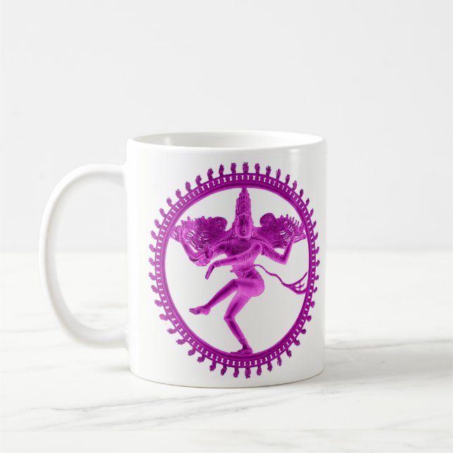 Caneca De Café Nataraja cor-de-rosa (Esquerda)