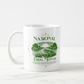 Caneca De Café National Frog Month