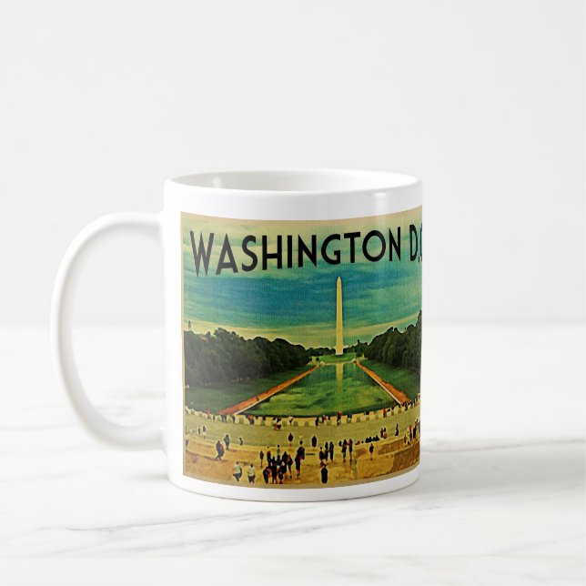 Caneca De Café National Mall Washington D.C. (Esquerda)