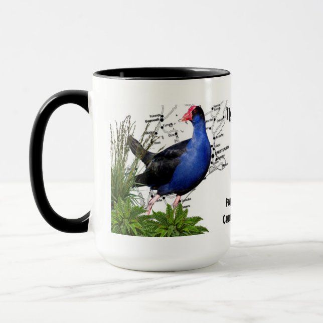 Caneca de café nativa do pássaro de Nova Zelândia (Esquerda)