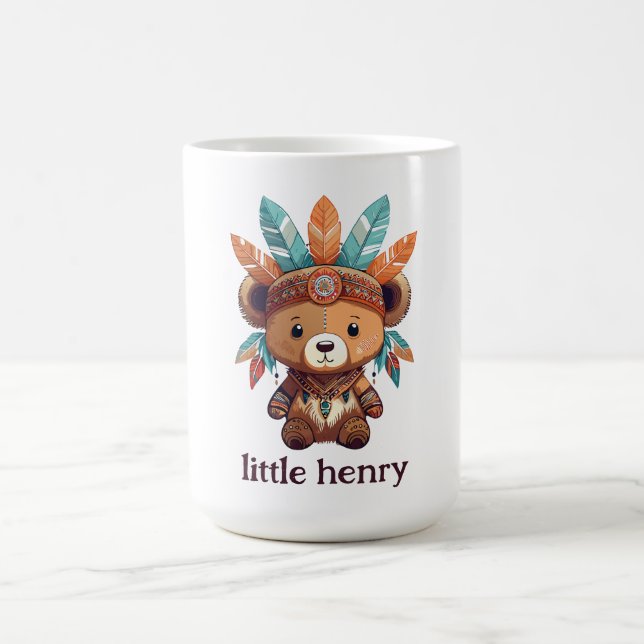 Caneca De Café Native American Bear (Centro)