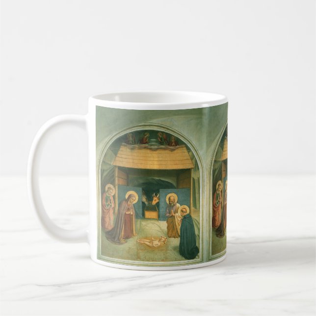 Caneca De Café Natividade de Fra Angélico (Esquerda)
