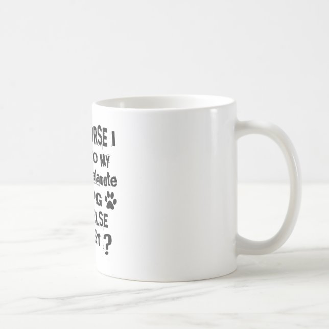Caneca De Café Naturalmente eu falo a meu design do cão do (Direita)