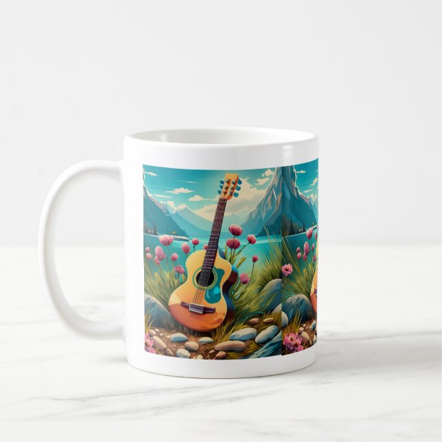 Caneca De Café Nature Guitar (Esquerda)