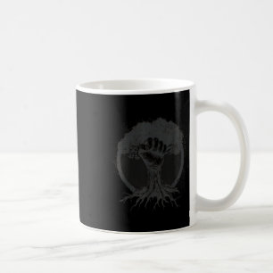 Caneca De Café Nature Lover Ambiental Fist Tree Roots Eart
