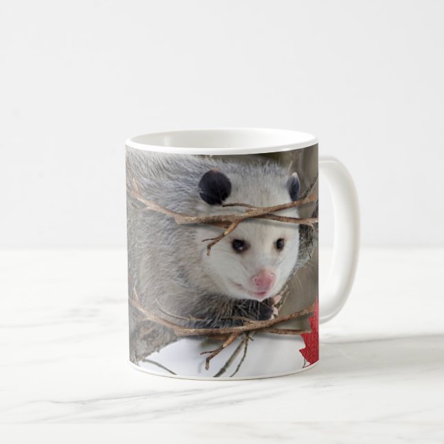 Caneca De Café Nature Opposum Mug (Frente Esquerda)