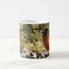 Caneca De Café Nature Red Breast Robin Photo Early Bird