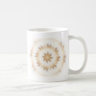 Caneca De Café Natureza Castanha Caleidoscópio