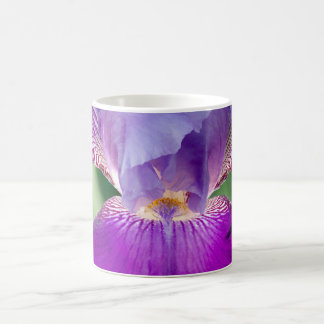 Caneca De Café Natureza Iris Brilhante / Foto Floral / Botânica