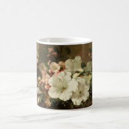 Caneca De Café Natureza Morta com Flores por Margaretha Roosenboo