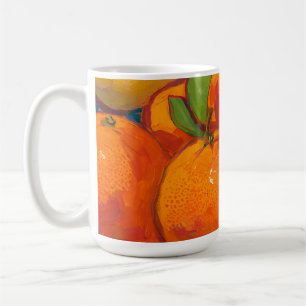 Caneca De Café Natureza-Morta com Laranjas e Limões