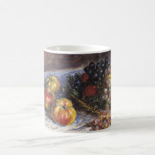 Caneca De Café Natureza Morta com Maçãs e Uvas de Claude Monet