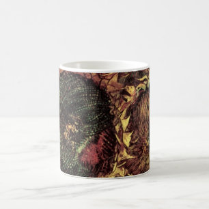 Caneca De Café Natureza Morta Dois Girassóis Cortados por Vincent