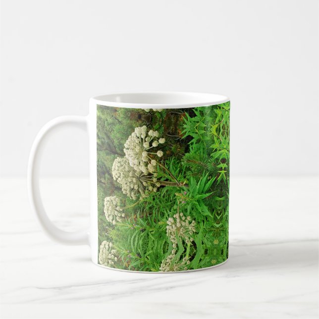 Caneca De Café Natureza, Natureza, Plantas Cama Fotográfica (Esquerda)