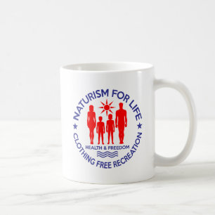 Caneca De Café Naturista - Naturismo Para A Vida