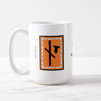 Caneca De Café Naudhiz Rune Mug - Superando!
