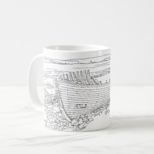 Caneca De Café Naufrágio da Baía de Farr Escócia