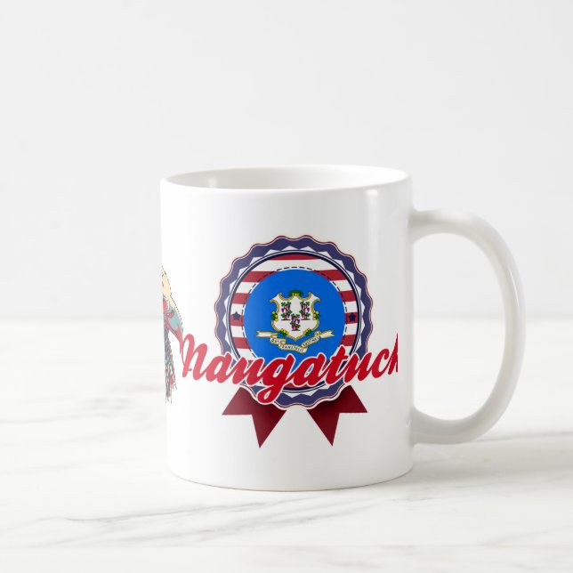 Caneca De Café Naugatuck, CT (Direita)