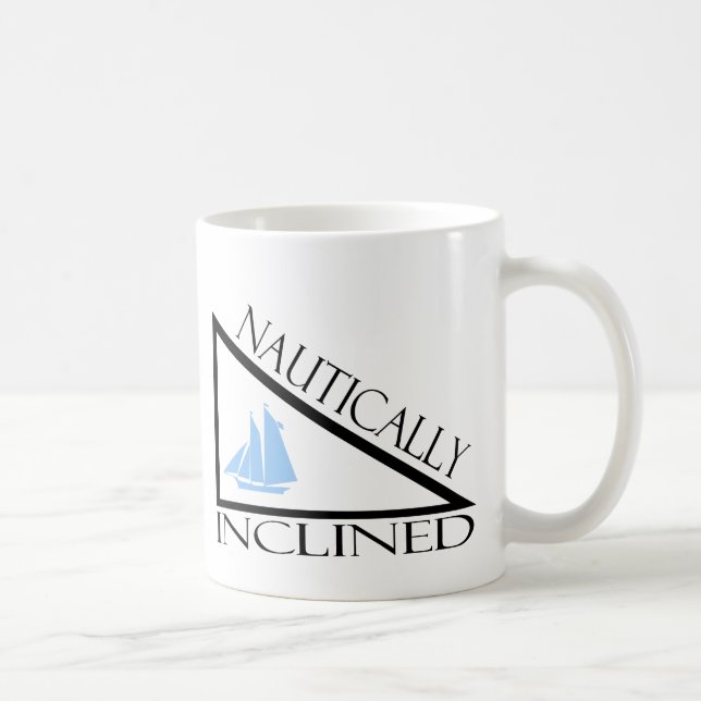 Caneca De Café Nàutica inclinado (Direita)