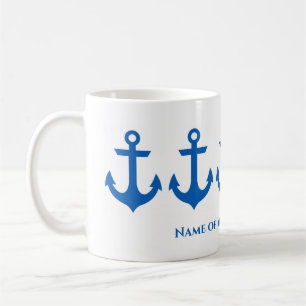 Caneca de Café Náutica Personalizada