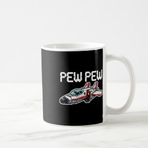 Caneca De Café Nave de Videogame Retrô Arcade Divertido Nostalgia