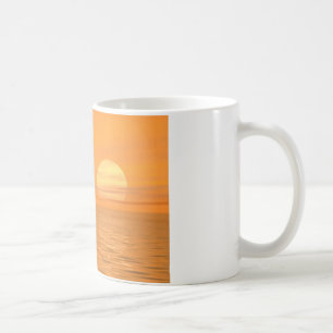Caneca De Café Navegação até o pôr do sol
