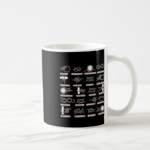 Caneca De Café Navegação por Corda Náutica Nata Barco Marinheiro