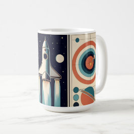 Caneca De Café Navegação por Galáxia de Arte da Idade do meio séc