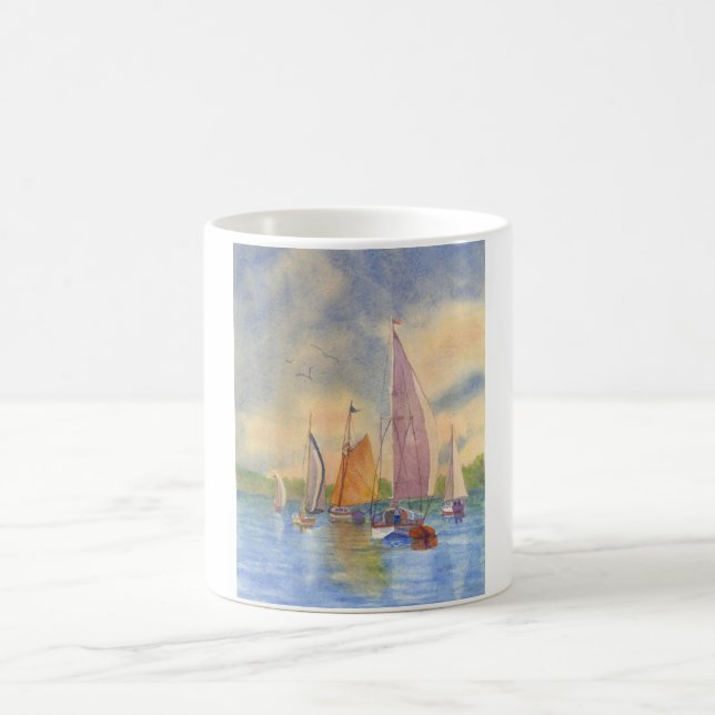 Caneca De Café Navegação, Sunset, Navio de Navegação, Porto de Ba (Centro)