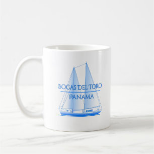 Caneca De Café Navegador Marítimo Costeiro Bocas Del Toro