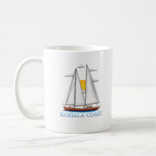 Caneca De Café Navegador Marítimo Costeiro de Kohala