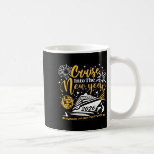 Caneca De Café Navegando para o Ano Novo 2026 Correspondência Fam