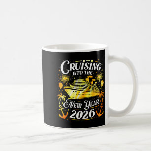 Caneca De Café Navegando Para O Ano Novo 2026 Feliz Ano Novo Famí