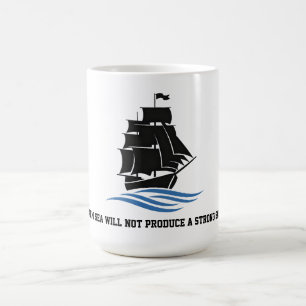 Caneca De Café Navegue em Frente – Mantenha-se Forte, Continue Mo