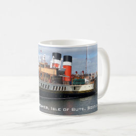 Caneca De Café Navio a vapor Waverley Paddle, Rothesay, Escócia