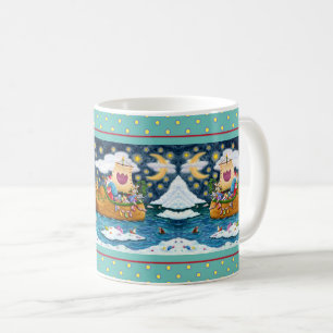 CANECA DE CAFÉ NAVIO CALÇADO NEERLANDÊS, ICEBERGS, BALEIA, URSO