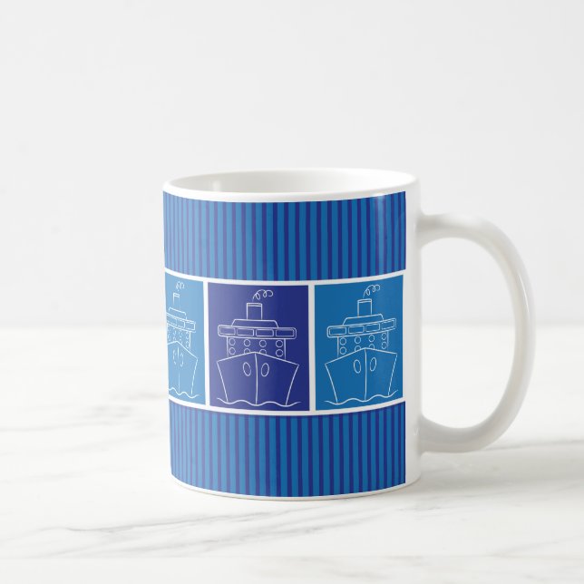 Caneca De Café Navio de cruzeiro (Direita)
